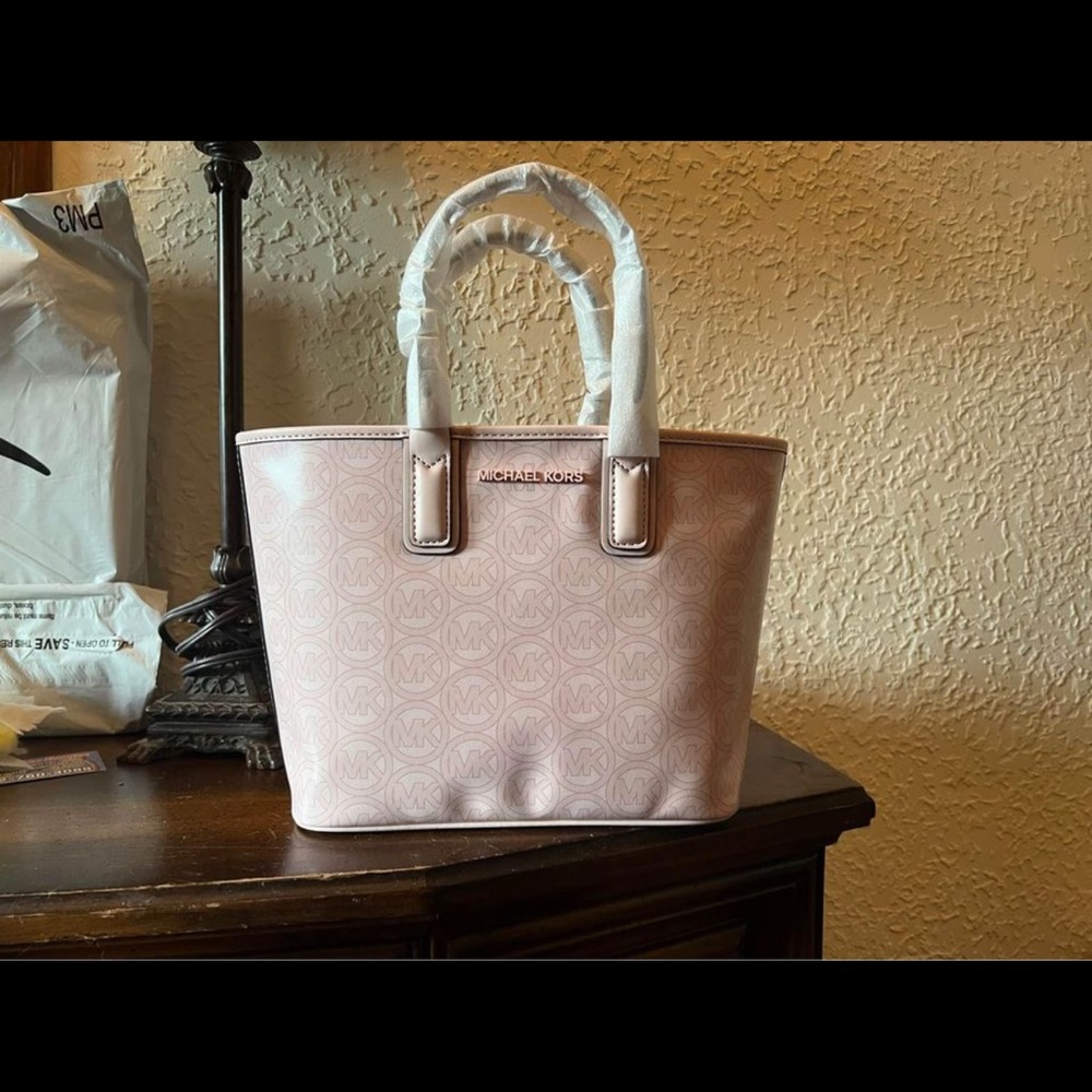 Micheal Kors Tote Small Pink